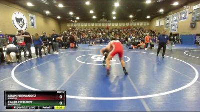 132 lbs Champ. Round 4 - Adam Hernandez, Hueneme vs Caleb Mcelroy, Bakersfield