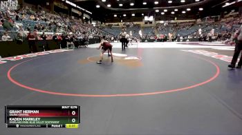 5A - 138 lbs Cons. Round 2 - Grant Herman, Salina-Central vs Kaden Markley, Overland Park-Blue Valley Southwest