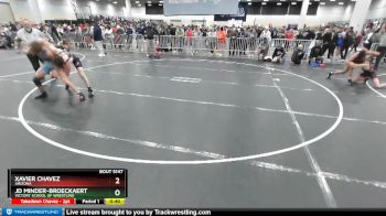 144 lbs Cons. Round 4 - Jd Minder-Broeckaert, Victory School Of Wrestling vs Xavier Chavez, Arizona