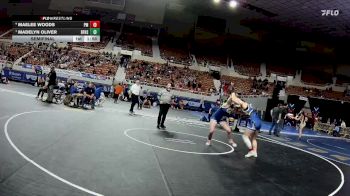 165-D2 Semifinal - MADELYN OLIVER, Benjamin Franklin High School vs Maelee Woods, Pima High School