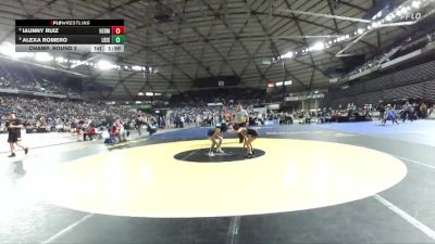 Girls 3A 100 lbs Champ. Round 2 - Alexa Romero, Liberty (Issaquah) (Girls) vs Iaunny Ruiz, Hermiston (Girls)