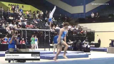Aaron Davidson - Floor, Bart Conner Gymnastics Academy - 2021 USA Gymnastics Development Program National Championships