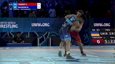 63 kg 1/4 Final - Lenur Temirov, Ukraine vs Meysam Dalkhani, Iran