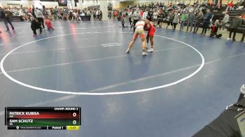 170 lbs Champ. Round 2 - Patrick Kubisa, MN vs Sam Schutz, WI