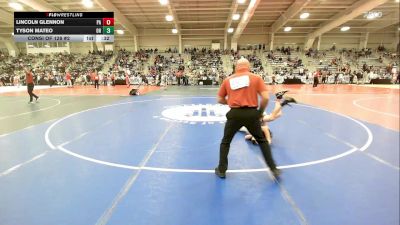 106 lbs Consi Of 128 #2 - Lincoln Glennon, PA vs Tyson Mateo, OH