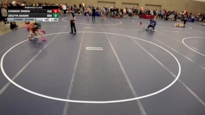 16U - 150 lbs Champ. Round 2 - Connor Zirbes, Peak vs Zoltyn Adams, Braham