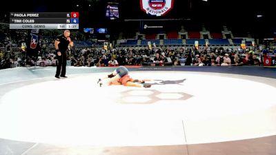 100 lbs Cons. Semis - Paola Perez, Florida vs Timi Coles, Pennsylvania