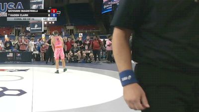 150 lbs Cons. Rd Of 16 - Giovanni Magistrelli, Ohio vs Kaden Clark, Alabama