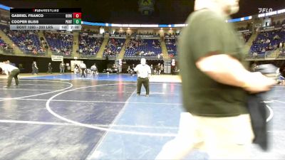 200 lbs Round Of 32 - Gabriel Franco, Berks Catholic vs Cooper Bliss, Port Allegany
