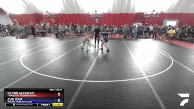 101 lbs Round 1 - Dilynn Albrecht, Team Nazar Training Center vs Evie Sova, Ringers Wrestling Club