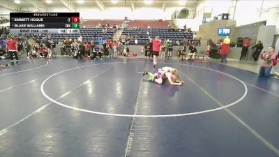 100 lbs 1st Place Match - Blake Williams, Sanderson Wrestling Academy vs Emmett Hogue, Evanston Elite