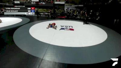 62 lbs Semis - Cyra Eskandari, So Cal Hammers Wrestling vs Jolie Schlaht, Monster Garage Wrestling