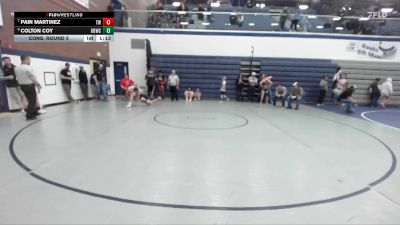 125 lbs Cons. Round 5 - Colton Coy, Kimberly Bulldog Wrestling Club vs Pain Martinez, TW Wrestling