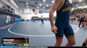 133 lbs 1st Place Match - Abel Halsey, Centennial Middle School vs Weston Ennist, Laramie Middle School