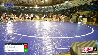 126 lbs Round Of 16 - Ashton Charmoli, Pinnacle Wrestling Club vs Gage Spurgeon, Sebolt Wrestling Academy