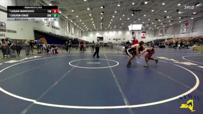 170 lbs 1st Place Match - Colton Cruz, BH-BL Youth Wrestling vs Logan Marcucci, Falconer Youth Wrestling