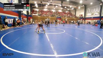 100 lbs Rr Rnd 1 - Camden Lloyd, Independent vs Easton Brown, Tonkawa Takedown Club
