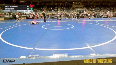 66 lbs Consi Of 4 - Kathy Waldron, Milo Wrestling Club vs Grace Kerr, Roundtree Wrestling Academy