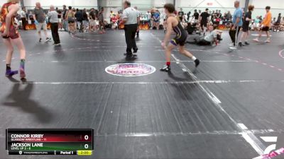 126 lbs Semis (4 Team) - Jackson Lane, Level Up 2 vs Connor Kirby, Glasgow Wrestling