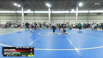 105 lbs Quarterfinal - Berkley Anderson, Small Town Grims vs Lilith Harper, Lions Youth Wrestling