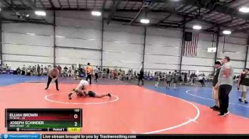 130 lbs Round 2 (6 Team) - Elijah Brown, PA Blue vs Joseph Schinder, Iron Horse