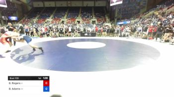 170 lbs Rnd Of 64 - Gatlin Rogers, Iowa vs Bodie Adams, Oklahoma