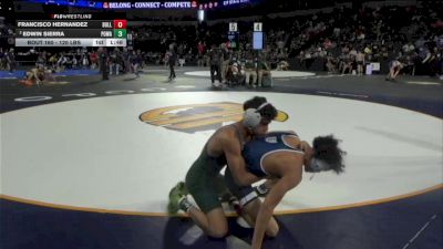 120 lbs Round Of 32 - Francisco Hernandez, Bullard (CS) vs Edwin Sierra, Poway (SD)