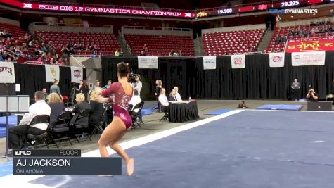 AJ Jackson - Floor, Oklahoma - 2018 Big 12 Championship