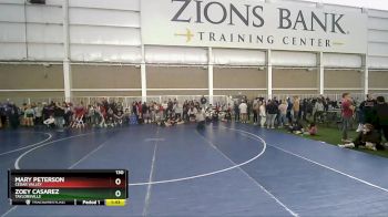 130 lbs Cons. Round 4 - Zoey Casarez, Taylorsville vs Mary Peterson, Cedar Valley