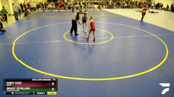 75 lbs Semifinal - Cody Cole, Bold vs Brady Schilling, Mankato East