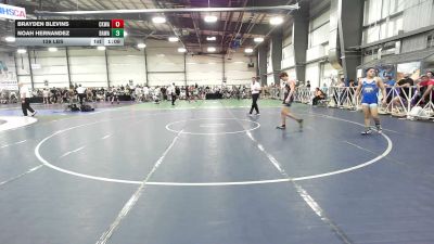 126 lbs Rr Rnd 3 - Brayden Blevins, CKWA - HSB vs Noah Hernandez, BAWA GOLD - HSB
