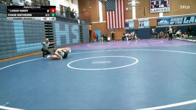 175 lbs Champ. Round 2 - Chase Mathiesen, Alta vs Logan Hardy, West Field