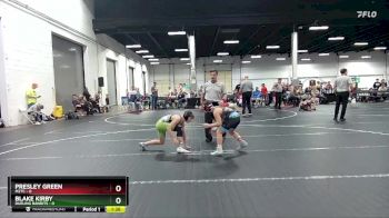 88 lbs Semifinal - Blake Kirby, Dueling Bandits vs Presley Green, M2TC