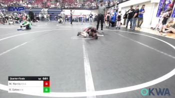 61 lbs Quarterfinal - Maddox Harris, Rough Riders vs Riott Gates, Elgin Wrestling