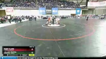 Girls 135 lbs Cons. Round 4 - Lillian Mucha, Washougal (Girls) vs Ruby Clark, Toppenish (Girls)