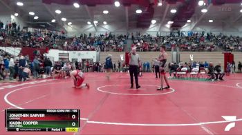 195 lbs Champ. Round 1 - Jonathen Garver, Cascade vs Kaidin Cooper, Red Cobra