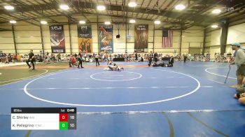 85 lbs Rr Rnd 1 - Chase Shirley, Indiana Outlaws Red vs Kurt Pellegrino, Shore Thing Sharks