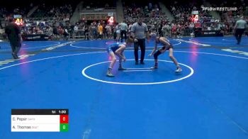 75 lbs Prelims - Cavin Peper, Sapulpa vs Aydan Thomas, Southlake WC