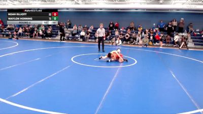 56 lbs Round 4 - Noah Elliott, Sherman Challengers vs Waylon Horning, Tri-State Grapplers