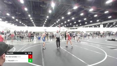 123 lbs Quarterfinal - Mateo Hernandez, Montrose Elite vs Logan Hayashi, Espana WC
