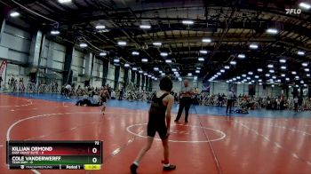 72 lbs Rd# 7- 10:45am Saturday Final Pool - Cole Vanderwerff, Team BAM vs Killian Ormond, East Coast Elite