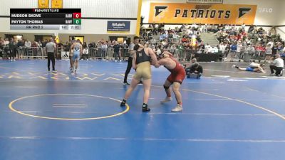 197Black lbs Rr Rnd 2 - Hudson Skove, Harvard vs Payton Thomas, Navy