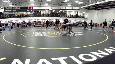 131 C Champ. Round 1 - Alaysia Coleman, Tiffin University vs Addison Lyon, Mount Union University