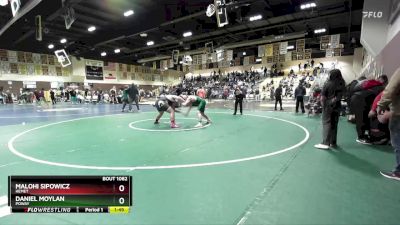 285 lbs Quarterfinal - Malohi Sipowicz, Hemet vs Daniel Moylan, Poway