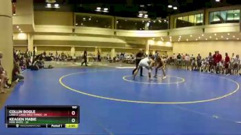 160 lbs Quarters & Wb (16 Team) - Keagen Mabie, MXW White vs Collin Bogle, Land O` Lakes Wild Things