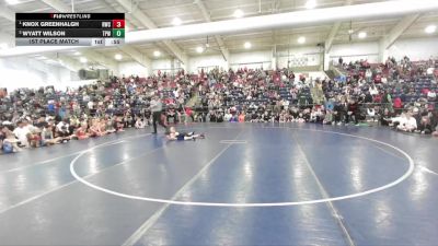 47 lbs 1st Place Match - Knox Greenhalgh, Ravage Wrestling Club vs Wyatt Wilson, Team Prestige Wrestling