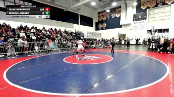 150 lbs Champ. Round 1 - Isaac Hernandez, Valley View vs Michael Jimenez, La Quinta/LQ