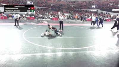 94 lbs Cons. Semi - Blaine Fletcher, Monroe Wrestling Club vs Leshawn Dyer, Cumberland