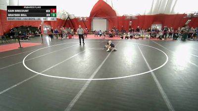 10U Boys - 53 lbs 3rd Place Match - Graysen Bell, DC Elite Wrestling vs Kain Brecount, Moyer Elite Wrestling