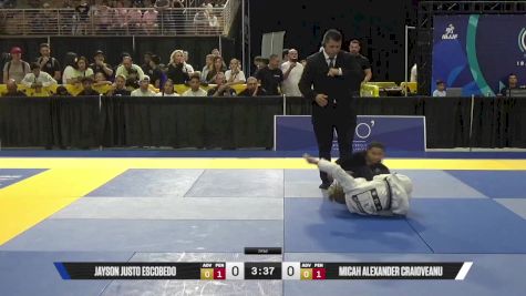 Micah Alexander Craioveanu vs Jayson Justo Escobedo 2025 Pan Kids Jiu-Jitsu IBJJF Championship